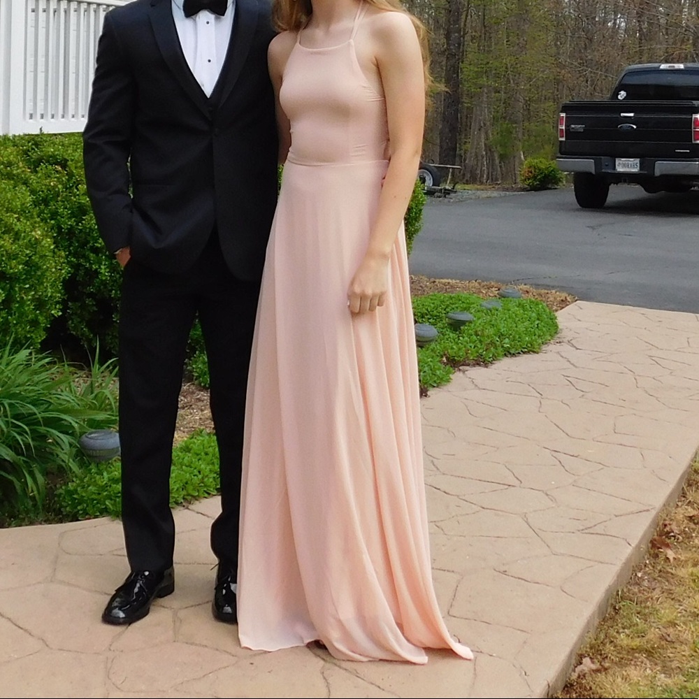 PINK PROM DRESS